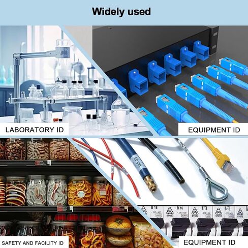 10-Pack Compatible with Dymo LetraTag Label Maker Refills 91331 Plastic White Tape, Work with Labeler Letra Tag 200B, LT 100T 100H Plus printer-12mm x 4m (1/2" x 13') in Kuwait