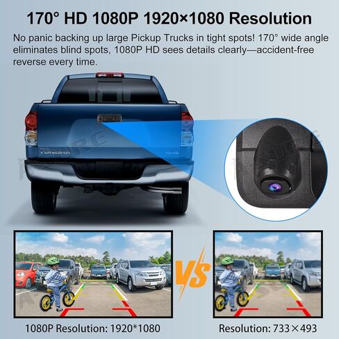 ASURE Tailgate Handle Backup Camera for 2007-2013 Toyota Tundra in Saudi Arabia