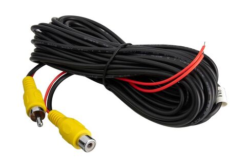 Scosche RCAV25TW 25 Foot (7.62 Meters) Backup Camera Cable - Rear View Reverse Parking Cam RCA Video + Power Wire Extension Cable for Car, Truck, SUV, Trailer, Surveillance Cameras and More in Saudi Arabia
