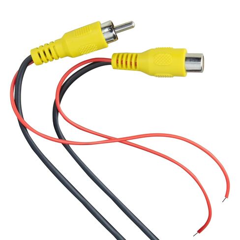 Scosche RCAV25TW 25 Foot (7.62 Meters) Backup Camera Cable - Rear View Reverse Parking Cam RCA Video + Power Wire Extension Cable for Car, Truck, SUV, Trailer, Surveillance Cameras and More in Saudi Arabia