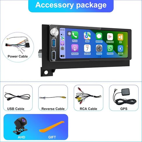 64G Radio for Jeep Wrangler Cherokee 1997-2002, Grand Cherokee 1996-1998, Dodge Ram 1500/2500/3500 1994-2001, Grand Caravan Avenger 1992-2000, 6.86"Touchscreen Stereo 5GWiFi Apple Carplay Android Auto in Saudi Arabia