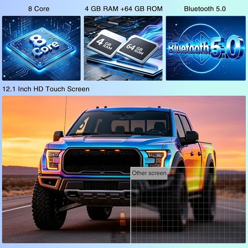 LINKSWELL Lite2 Car Stereo for Ford F150 2015-2020 F250/F350/F450 2017-2022 in Saudi Arabia