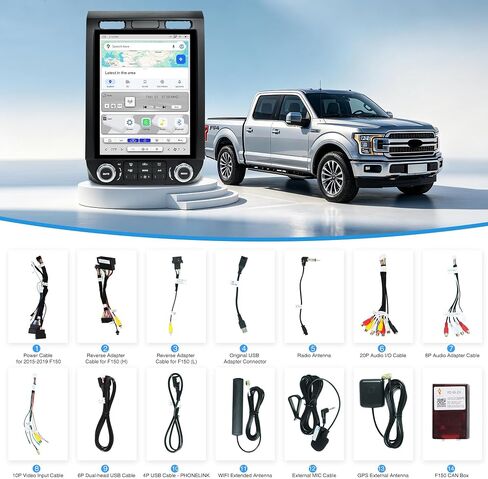 LINKSWELL Lite2 Car Stereo for Ford F150 2015-2020 F250/F350/F450 2017-2022 in Saudi Arabia