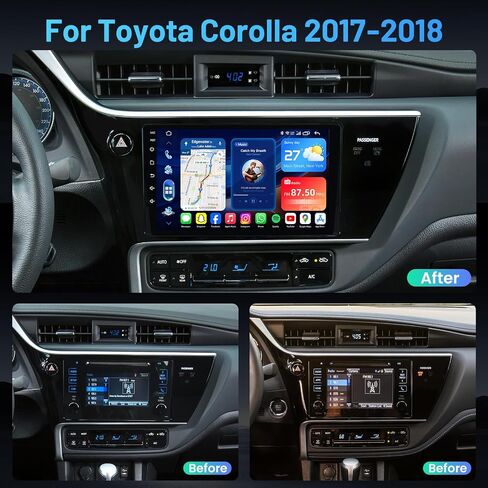 8Core 32G ROM Android 15 Car Radio for Toyota Corolla 2017-2018: 9 Inch in Saudi Arabia