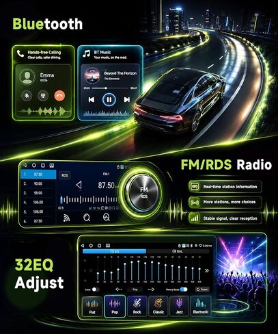 4G+64G 6.86 Inch Android Car Stereo for Dodge RAM 1500 2500 3500 2002-2006 Jeep Wrangler 2003-2006 Grand Cherokee 1999-2004 Wireless CarPlay Android Auto GPS WiFi SWC Bluetooth 32EQ Car Radio in Saudi Arabia