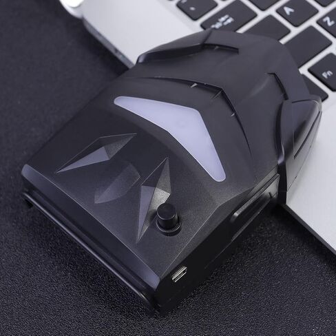 USB Laptop Side Suction Radiator Cooling Fan Quiet Black Plastic in Saudi Arabia