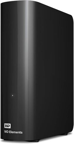 WD 20TB Elements Desktop External Hard Drive, USB 3.0 drive for plug-and-play storage - WDBWLG0200HBK-NESN in Kuwait