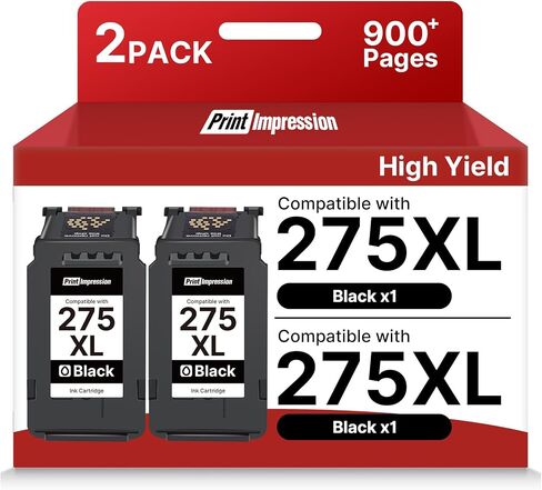 PG-275 Black Ink Cartridge for Canon 275 Black Ink High Yield 2-Black in Kuwait
