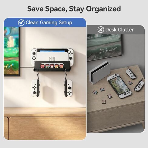 Wall Mount Compatible with Nintendo Switch 1/OLED/2 in Kuwait
