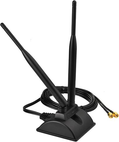 Eightwood 2.4GHz 5GHz Dual Band WiFi Antenna Kit for M.2 NGFF WiFi Card in Kuwait