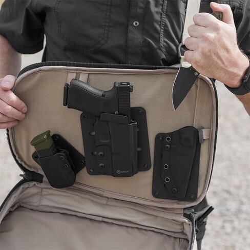 GRITR Kydex Hook & Loop Multi-Size Panel Package for Holsters, EDC Organizers for Military Gear & Tactical Equipment, Rigid Hook and Loop Panel Backpack Inserts in Saudi Arabia