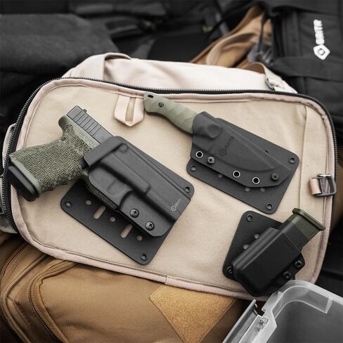 GRITR Kydex Hook & Loop Multi-Size Panel Package for Holsters, EDC Organizers for Military Gear & Tactical Equipment, Rigid Hook and Loop Panel Backpack Inserts in Saudi Arabia