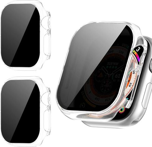 2 Pack PC Case for Apple Watch Series 11/10 42mm Screen Protector in Kuwait