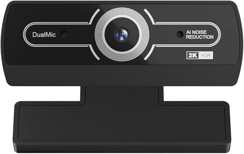 Diccik 2K Full HD Webcam for PC Laptop, K1 with Noise Cancelling Mic, Auto Light Correction & Wide Angle, Plug & Play USB Computer Camera for Desktop, Streaming, Video Calling, Mac/Windows in Kuwait