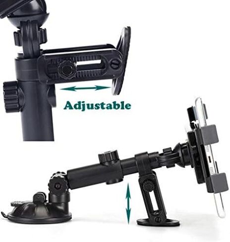 Premium Car Mount Dash Tablet Holder Swivel Cradle Dashboard Dock Strong Suction for US Cellular Samsung Galaxy Tab 7 SCH-I800 - US Cellular Samsung Galaxy Tab S 10.5 - Verizon iPad Air in Kuwait