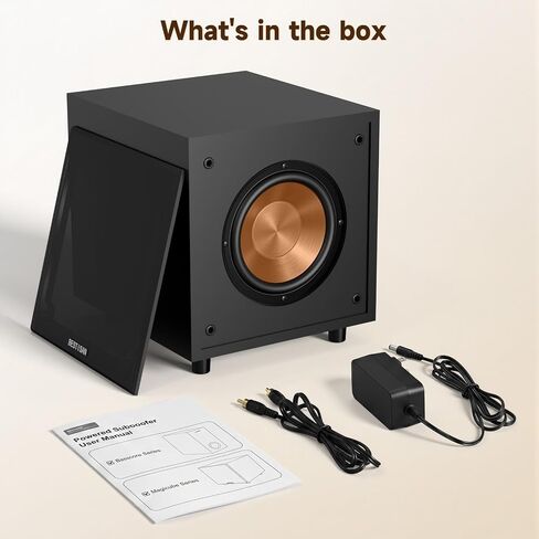 BESTISAN 6.5" Powered Subwoofer 100W Peak, Class-D DSP, 35Hz Deep Bass in Saudi Arabia