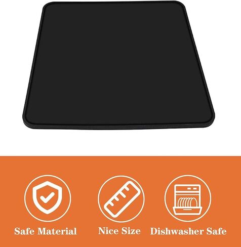 Coffee Tamper Mat for Portafilter - Silicone Tamping Pad -Espresso Machine Accessories (Black) in Saudi Arabia