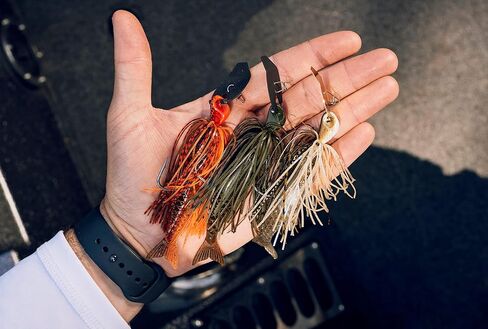 Berkley Slobberknocker and Power Stinger Kit, Green Pumpkin, 1/2 oz., Innovative Design Drives Consistent Vibration Through Entire Trailer, Jig and Swimbait for Bass Fishing, Fusion19 Hook in Kuwait