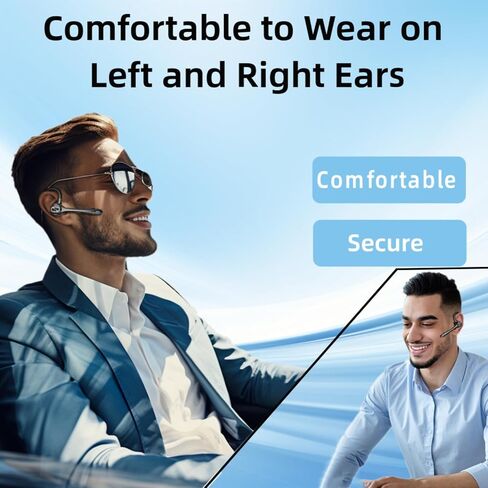 Bluetooth Headset Wireless Earpiece Single Ear Earphones for iOS Android in Saudi Arabia