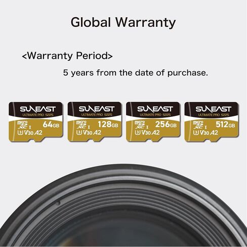 SUNEAST 128GB microSDXC Memory Card for Drones and Action Cameras in Saudi Arabia