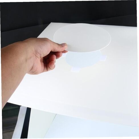 Portable Photo Light Box Tent 40cm with LED Dual Light Bars and Two Color Backdrops, Folding Small Photo Studio for Product Photography and Jewelry Shooting in Kuwait