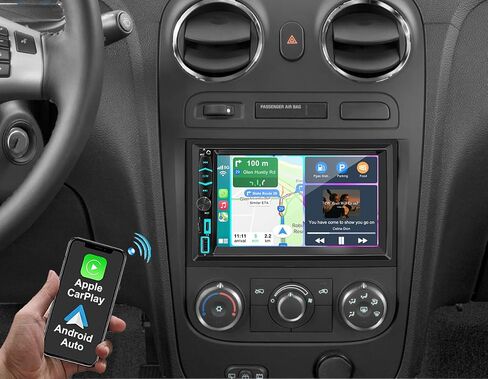Car Radio Stereo Wireless Carplay Android Auto Navi for Chevy Malibu Cobalt HHR 2004-2012/ Pontiac G5 G6 2005-2010 No Factory AMP in Saudi Arabia