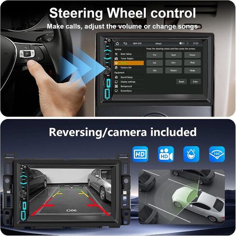 Car Radio Stereo Wireless Carplay Android Auto Navi for Chevy Malibu Cobalt HHR 2004-2012/ Pontiac G5 G6 2005-2010 No Factory AMP in Saudi Arabia