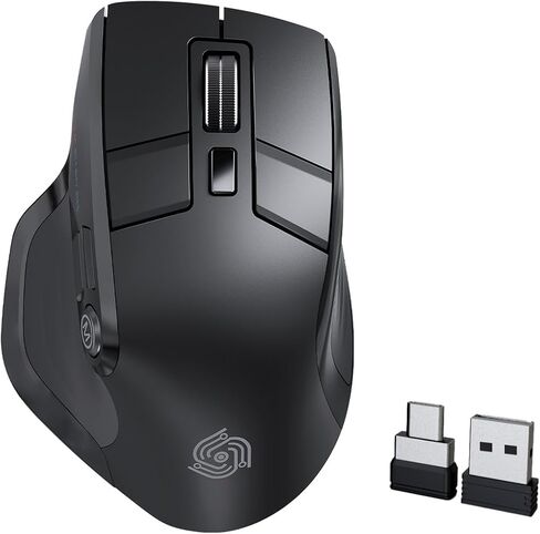 Wireless Mouse, Bluetooth & 2.4GHz Ergonomic Silent Mouse in Kuwait