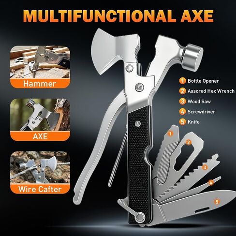 27-in-1 Survival Gear Kit, Camping Tools for Hiking, Fishing & Emergencies in Kuwait