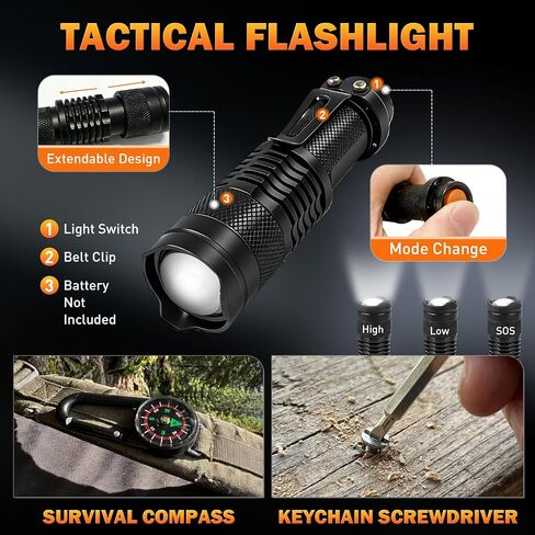 27-in-1 Survival Gear Kit, Camping Tools for Hiking, Fishing & Emergencies in Kuwait