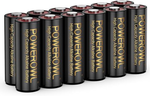 POWEROWL 23A 12 Volt Battery 12 Pack, Alkaline A23 12V Battery for Remote in Kuwait
