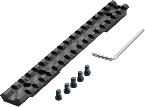 QYT 0 MOA Picatinny Rail Mount, Short Action Scope Mount Base Compatible with Remington 700 Rifles, Precision Machined Aluminum Optic Rail with Complete Mounting Hardware in Kuwait