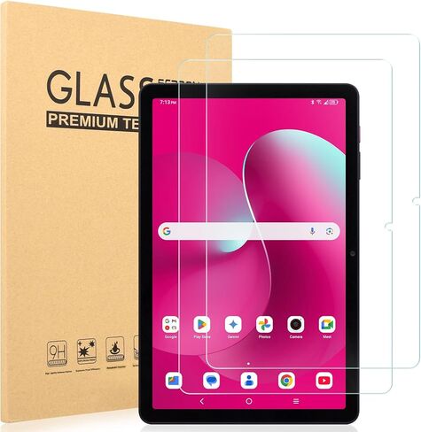 RSAquar 2 Pack Screen Protector for T-Mobile REVVL Tab 2 Tablet 10.1 Inch, Anti-Glare Matte Tempered Glass for REVVL Tab 2 (Model: 9185W, 2025 Release) Friendly in Saudi Arabia