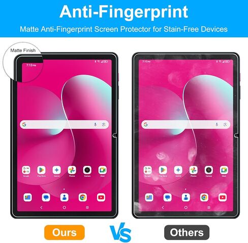 RSAquar 2 Pack Screen Protector for T-Mobile REVVL Tab 2 Tablet 10.1 Inch, Anti-Glare Matte Tempered Glass for REVVL Tab 2 (Model: 9185W, 2025 Release) Friendly in Saudi Arabia