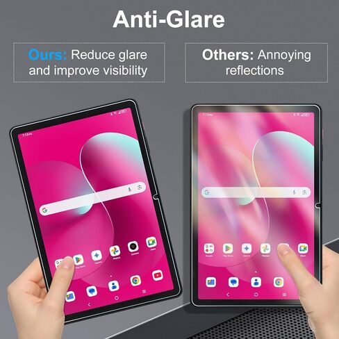 RSAquar 2 Pack Screen Protector for T-Mobile REVVL Tab 2 Tablet 10.1 Inch, Anti-Glare Matte Tempered Glass for REVVL Tab 2 (Model: 9185W, 2025 Release) Friendly in Saudi Arabia