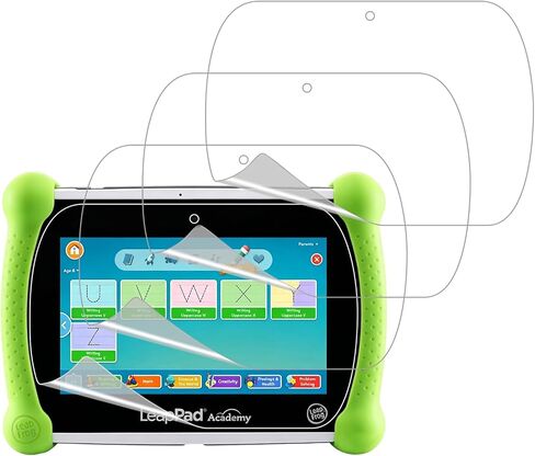 4-Pack Plastic Screen Protector Compatible for LeapFrog LeapPad Academy 7 inch Anti-Scratch – HD Clear PET Film, Bubble-Free, Easy Install, Case Friendly in Kuwait