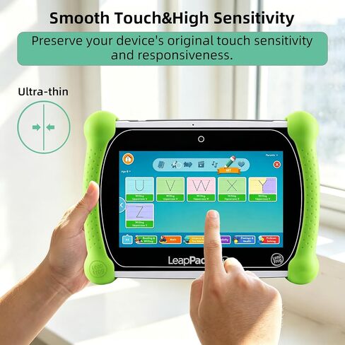 4-Pack Plastic Screen Protector Compatible for LeapFrog LeapPad Academy 7 inch Anti-Scratch – HD Clear PET Film, Bubble-Free, Easy Install, Case Friendly in Kuwait