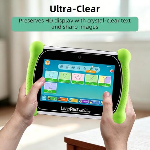4-Pack Plastic Screen Protector Compatible for LeapFrog LeapPad Academy 7 inch Anti-Scratch – HD Clear PET Film, Bubble-Free, Easy Install, Case Friendly in Kuwait