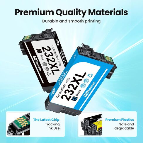 Remanufactured Replacement for Epson 232XL Ink Cartridges Combo Pack 5 Pack in Kuwait