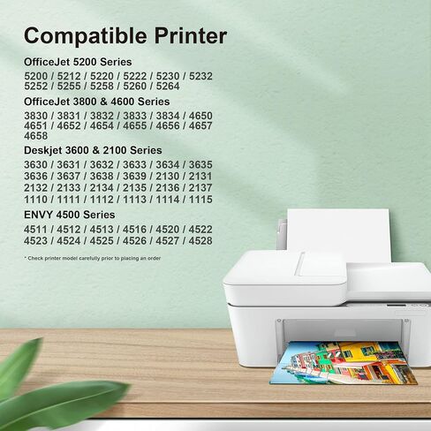 63XL Ink Cartridge Combo Pack Replacement for HP Ink 63 Black and Color in Kuwait