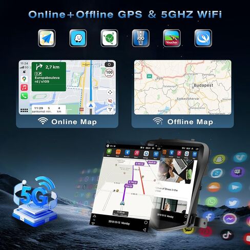 Car Stereo for Chevrolet Chevy Cruze j300 2009-2014 CarPlay Android Auto in Kuwait