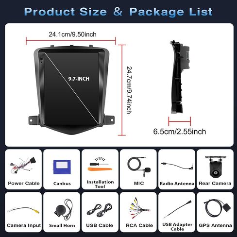 Car Stereo for Chevrolet Chevy Cruze j300 2009-2014 CarPlay Android Auto in Kuwait