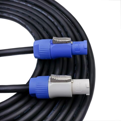 14AWG 3 Core Blue and White Head Display Screen Light Power Cable for LED Displays and Lighting Speaker Systems (25 Feet) in Kuwait