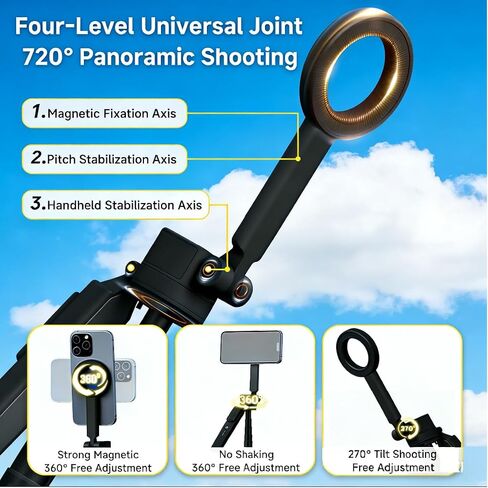 32-67 inch Magnetic Tripod for iPhone MagSafe in Kuwait
