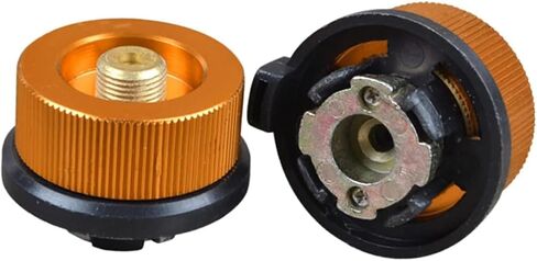 2Pack Camping Stove Butane Filling Adapter, Butane Propane Adapter with Exhaust Pressure Button, Very Suitable for Propane Tank/Camping Stove Adapter in Kuwait