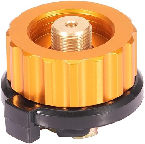 2Pack Camping Stove Butane Filling Adapter, Butane Propane Adapter with Exhaust Pressure Button, Very Suitable for Propane Tank/Camping Stove Adapter in Kuwait