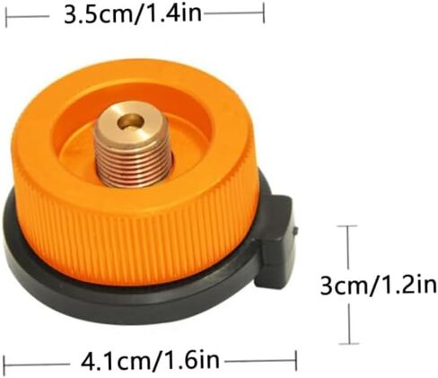 2Pack Camping Stove Butane Filling Adapter, Butane Propane Adapter with Exhaust Pressure Button, Very Suitable for Propane Tank/Camping Stove Adapter in Kuwait
