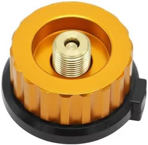 2Pack Camping Stove Butane Filling Adapter, Butane Propane Adapter with Exhaust Pressure Button, Very Suitable for Propane Tank/Camping Stove Adapter in Kuwait