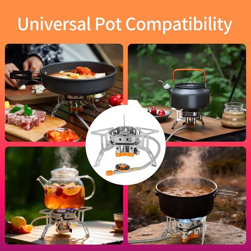Ultralight foldable backpacking Gas Stove for camping in Kuwait