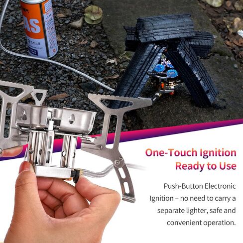 Ultralight foldable backpacking Gas Stove for camping in Kuwait